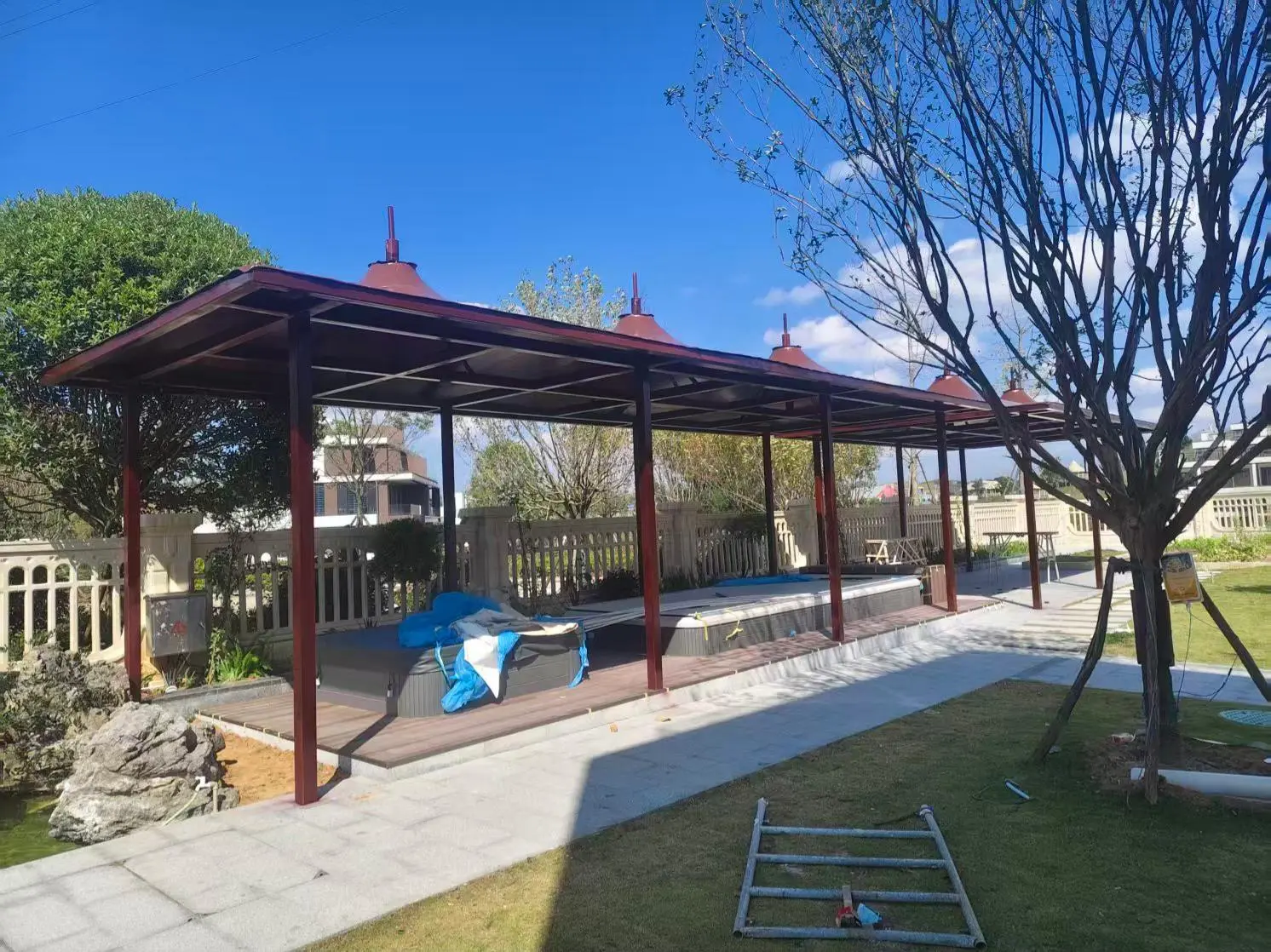 贵州册亨园区小区膜结构停车棚怎么选？本地源头工厂拆解三大坑，避开返修翻倍成本