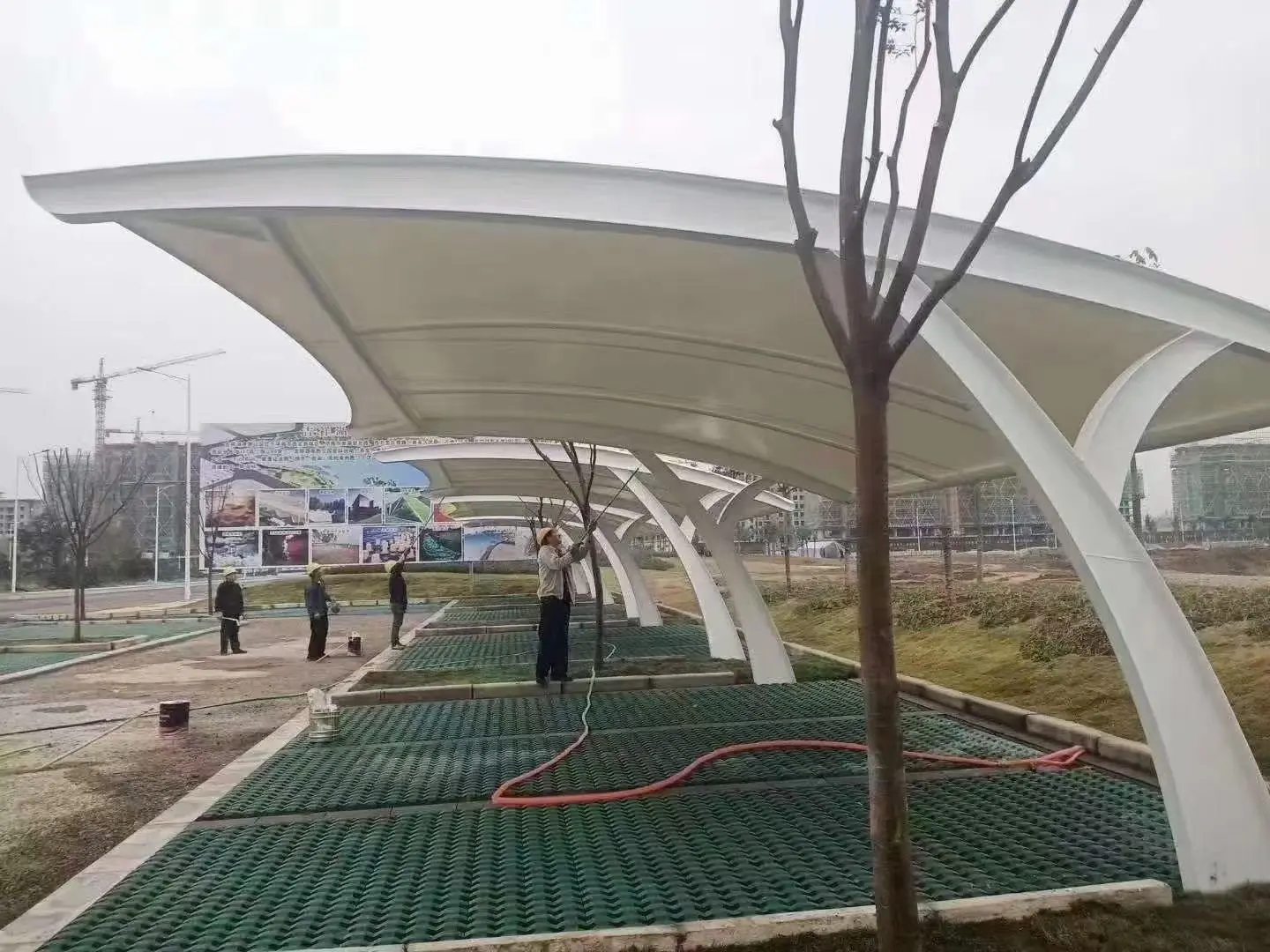 贵州册亨膜结构车棚采购避坑指南：本地气候不同，别拿低价当性价比